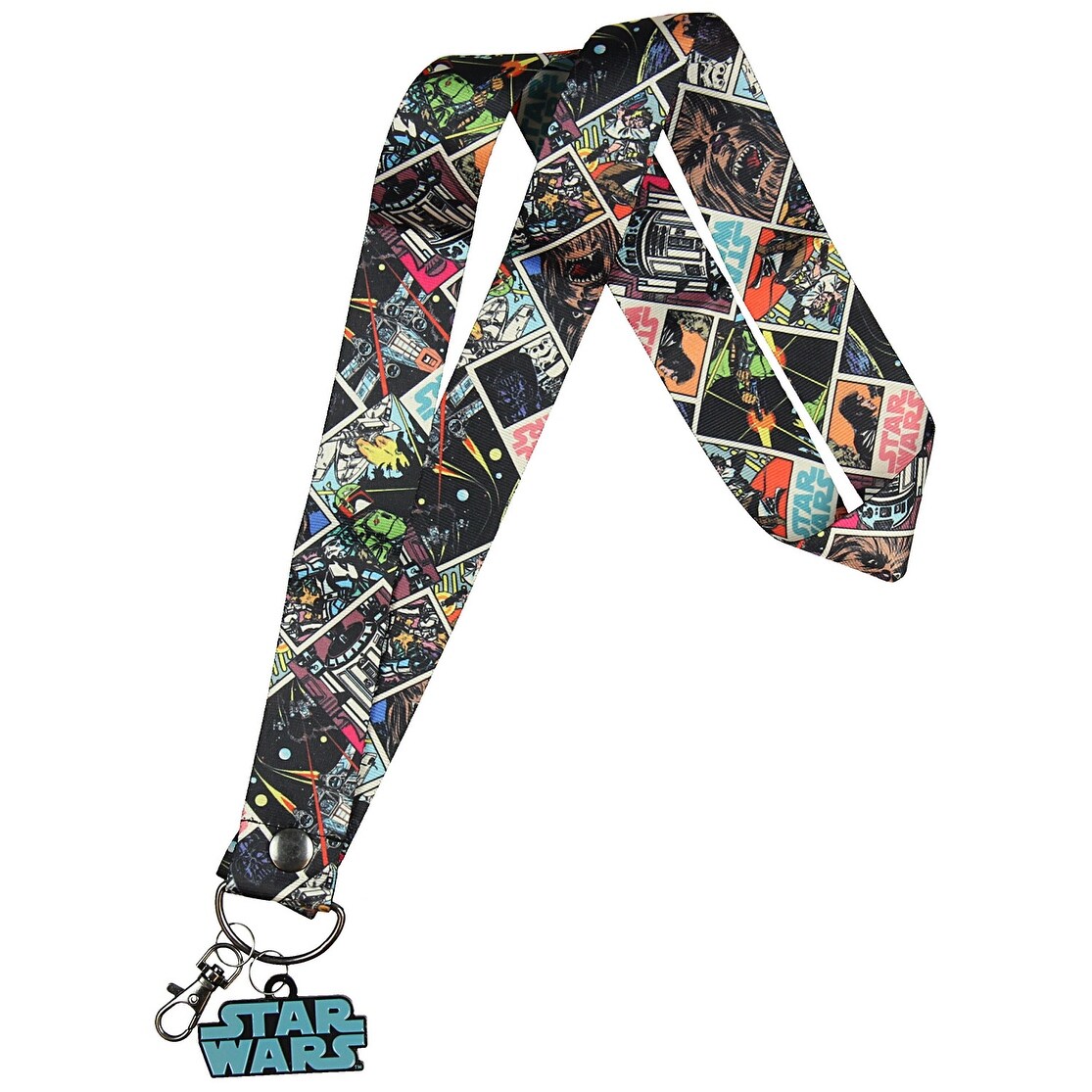Shop Star Wars Multi Character Wide Trading Pin Lanyard Id Holder