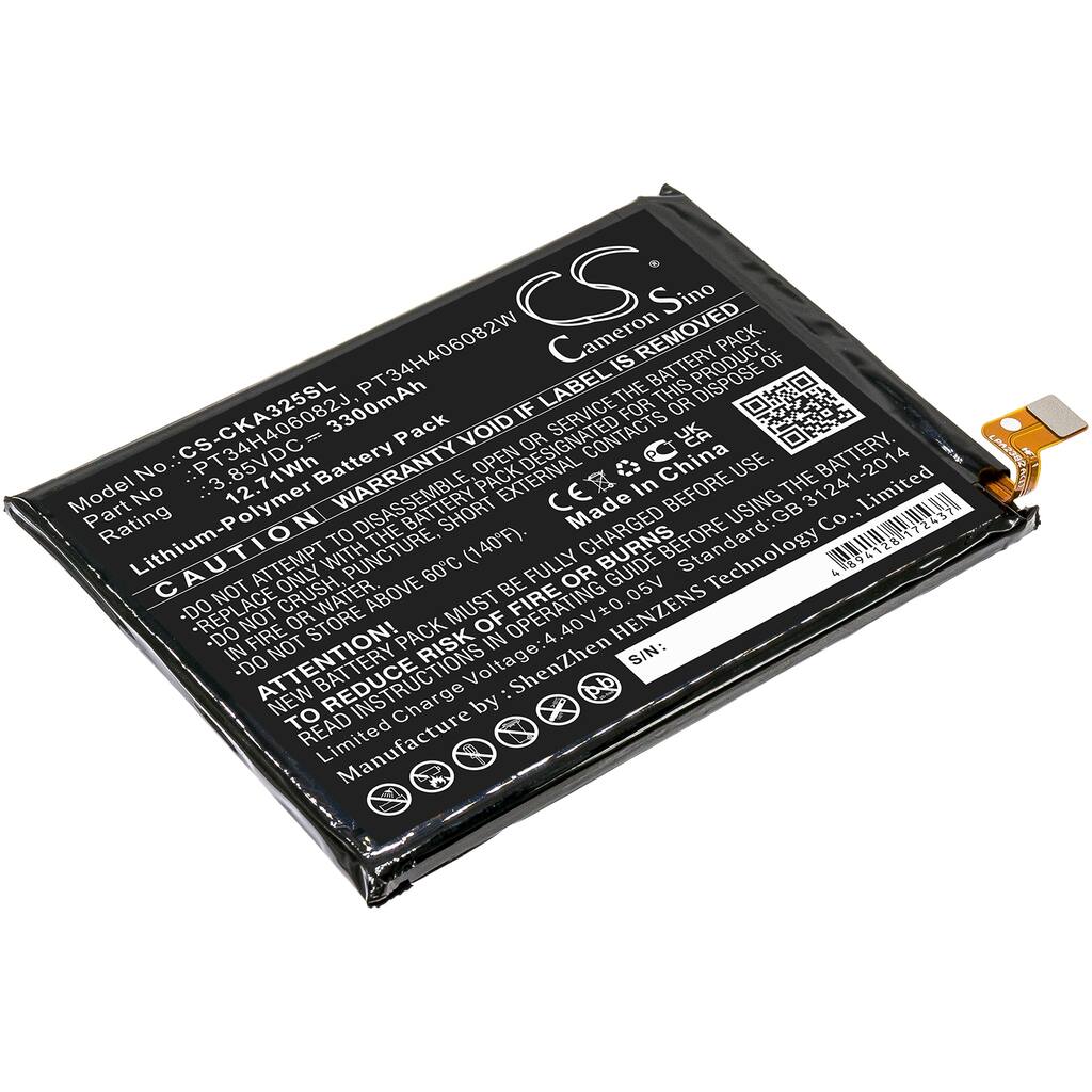 Battery for Wiko U616AT VOIX PT34H406082J PT34H406082W CS-CKA325SL 3.85v Li-Poly - Black