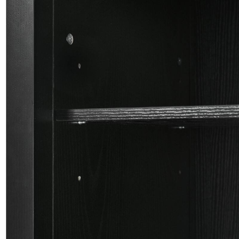 Farmhouse 58" Kitchen Island with Drop Leaf, Rolling Kitchen Island on 5 Wheels with Sliding Barn Door and Adjustable Shelves