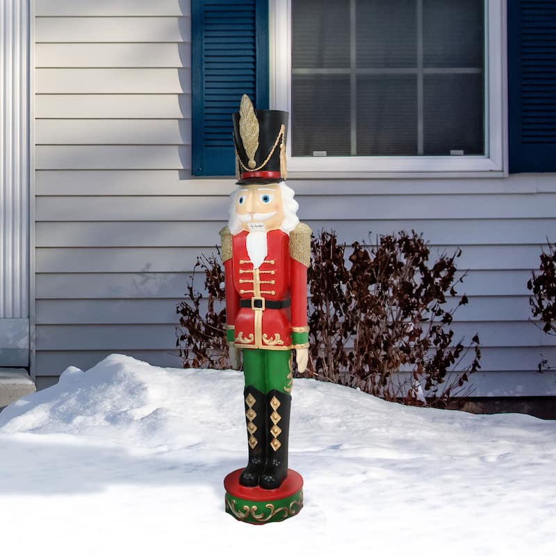 Kristoff the Nutcracker Soldier - 37-Inch Christmas Decor - Set of 2