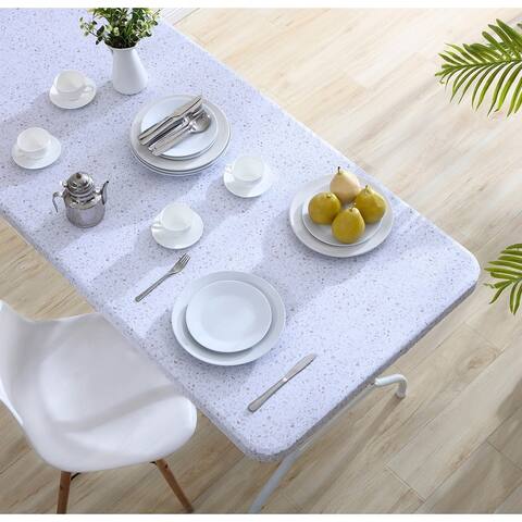 Brielle Home Printed Fabric Table Cover