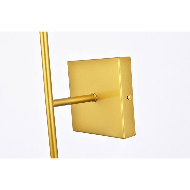 Nina 1 Light Clear Glass Wall Sconce