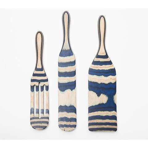 Mad Hungry 3-PC Pakka Wood Spurtle Set Model
