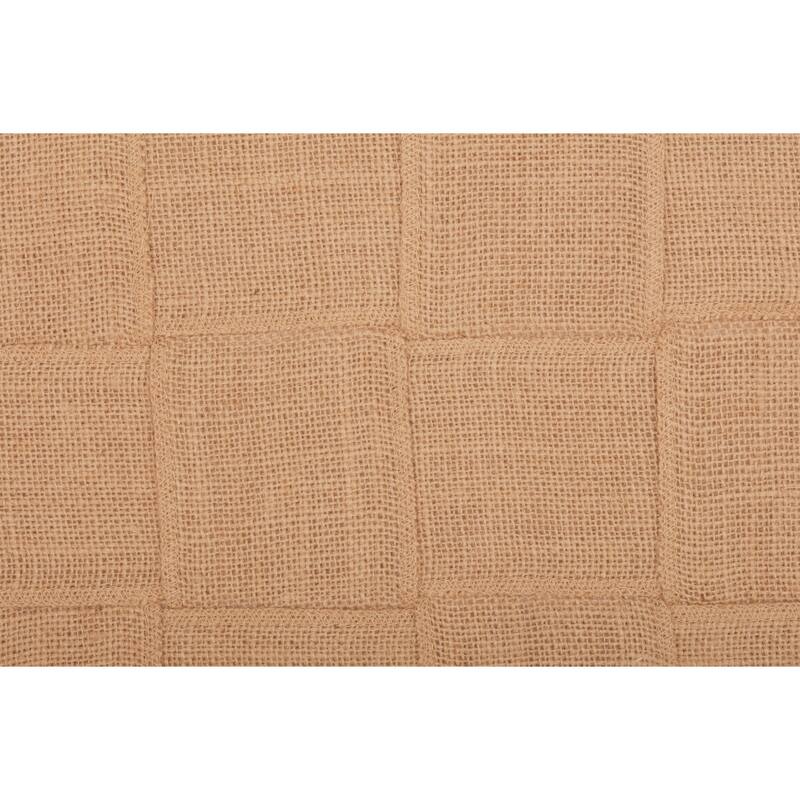 Jute Burlap Natural Basket Weave Runner