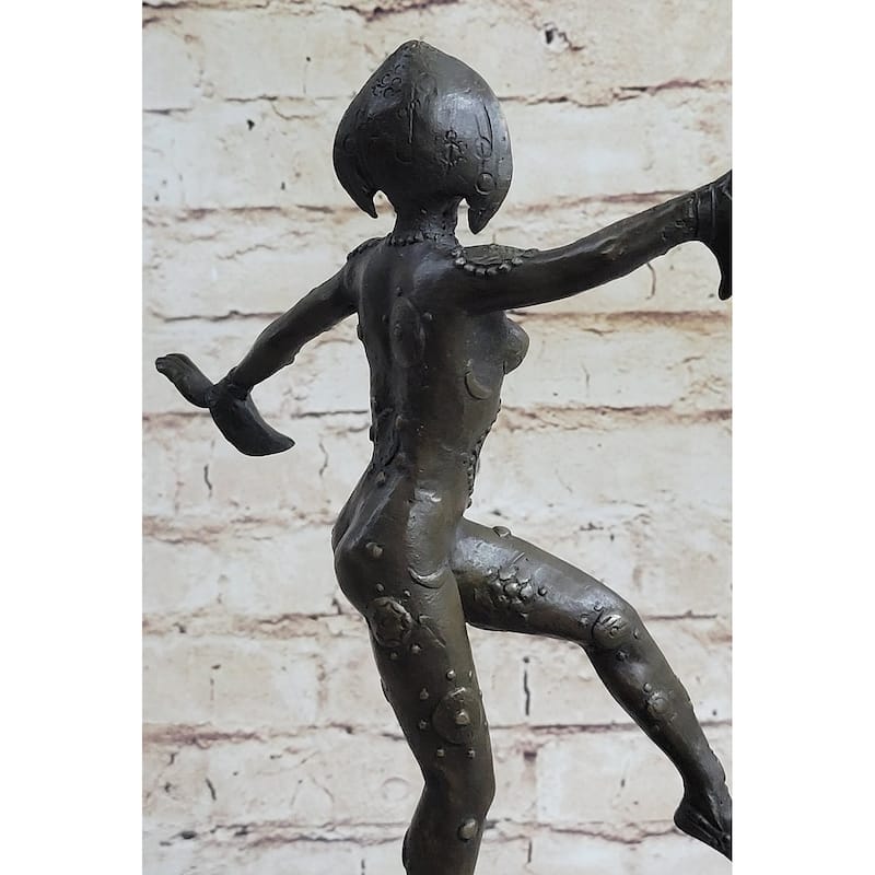Chiparus Art Deco Bronze Dancer Figure Statue Sculpture 12 Inches X 9 Inches