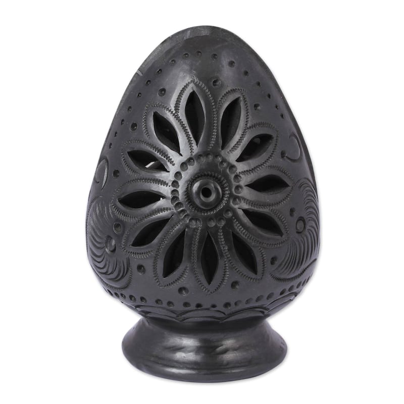 Handmade Pastoral Oaxaca Ceramic Napkin Holder (Mexico)
