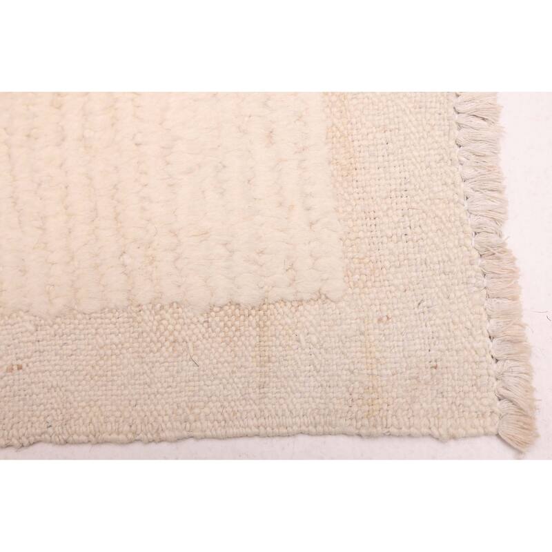 ECARPETGALLERY Hand-knotted Pak Finest Marrakesh Cream Wool Rug - 8'0 x 10'0