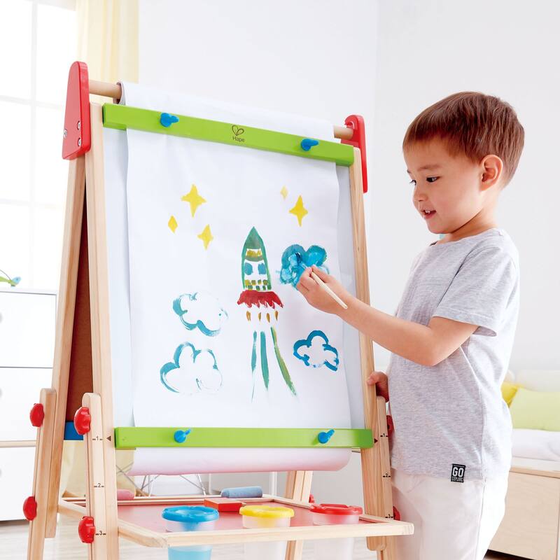 Hape All-in-One Kid's Wooden Double-Sided Easel