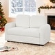 preview thumbnail 22 of 28, Gymax 2-Seat Kids Sofa Toddler Sofa Couch w/ Soft Teddy Fleece White