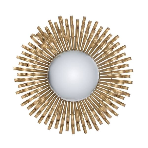 Shop 27 Gold Modern Chic Style Sunburst Mirrored Wall Decor N A