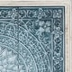 preview thumbnail 15 of 15, Blue Metal Scroll Home Wall Decor with Embossed Details
