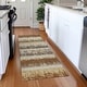 preview thumbnail 8 of 132, Premium Washable Super Soft Modern Ombre Stripe Mayfield Rug Mocha - 2'3" x 7'6"