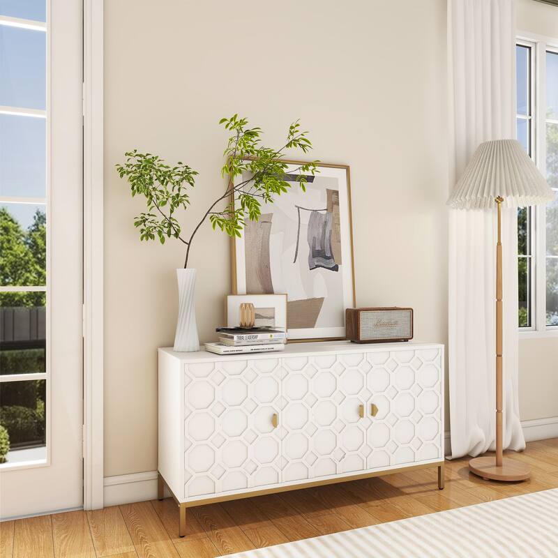 3 Door Accent Cabinet