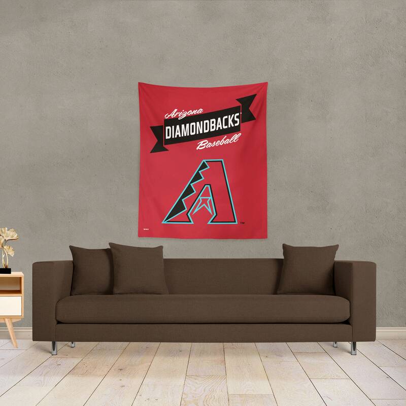 MLB Premium Diamondbacks Printed Wall Hanging - 34"x40"