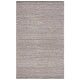 preview thumbnail 13 of 32, Martha Stewart by SAFAVIEH Handmade Lisaveta Modern Wool Rug 5' x 8' - Ivory/Dark Brown - Rectangle