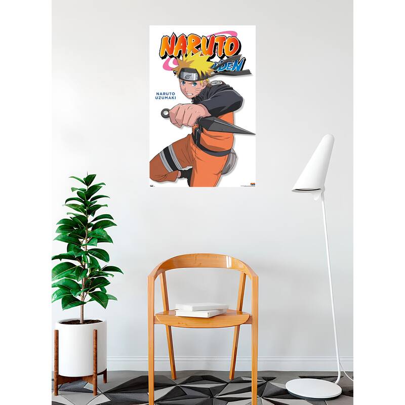 Naruto Shippuden - Naruto Feat Art Poster - 24 x 36 Inch