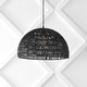 preview thumbnail 27 of 29, Jigu 1-Light Bohemian Modern Woven Rattan/Iron LED Pendant, by JONATHAN Y