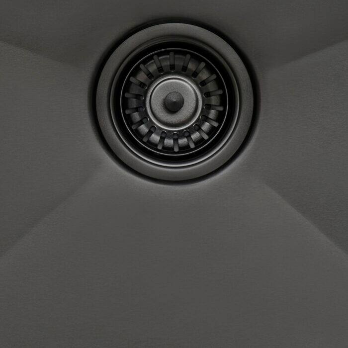 Ruvati 27 inch Gunmetal Black Stainless Steel Workstation Undermount Kitchen Sink Single Bowl - 27" x 19" - 27" x 19"