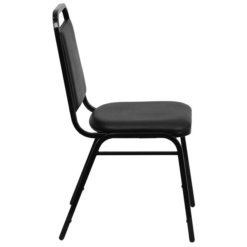 Trapezoidal Back Stacking Banquet Chair with 1.5" Thick Seat - 20.25"D x 17.5"W x 34"H