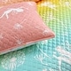 preview thumbnail 6 of 5, Lush Decor Dandelion Fairy Ombre Pastel Rainbow Reversible Print Quilt Set