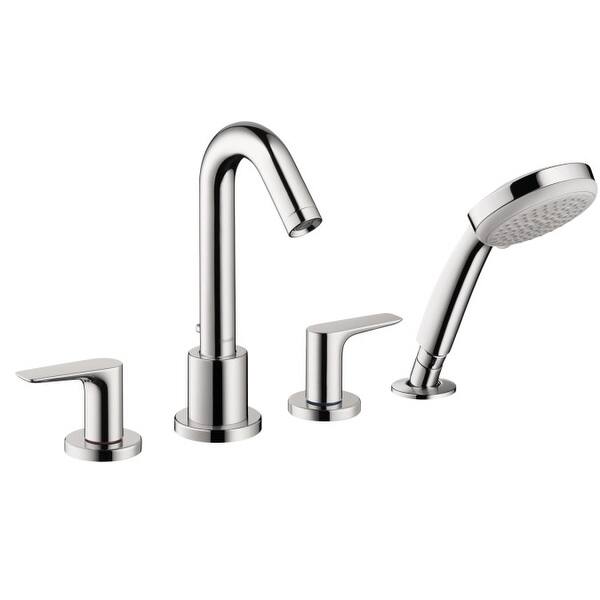 Shop Hansgrohe 71514 Logis Deck Mounted Roman Tub Filler Trim