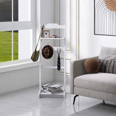 Clothes Valet Stand with Storage Organizer