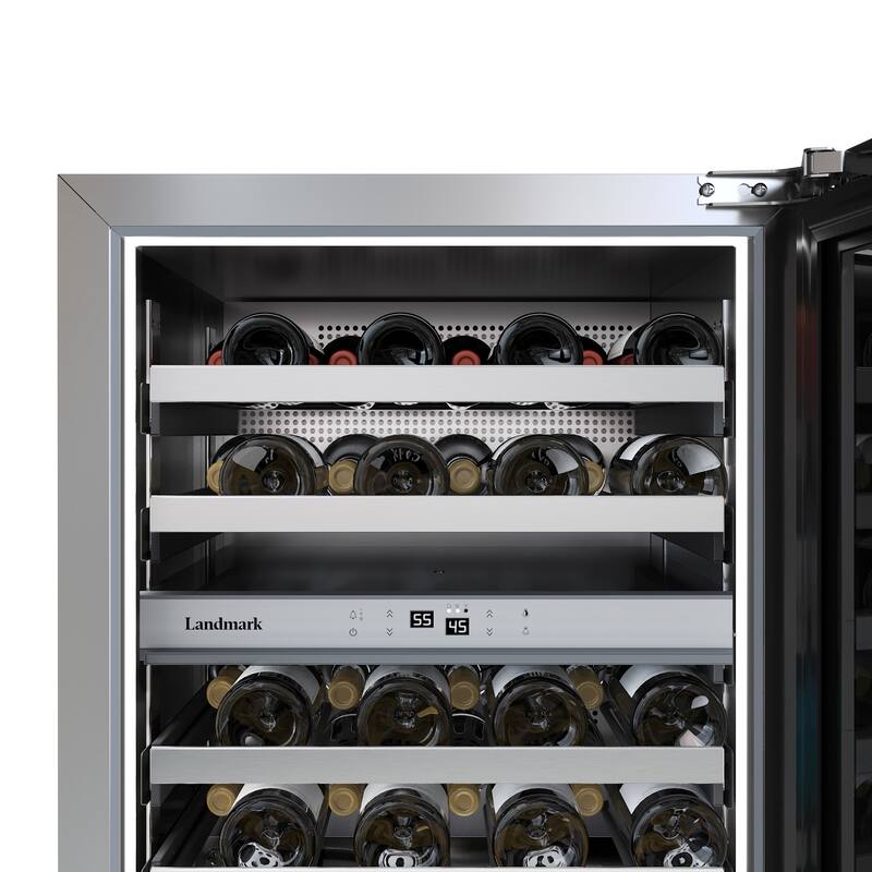 Landmark L3124UI2WGRH 24" Wide 37 Bottle Capacity Panel Ready Wine and