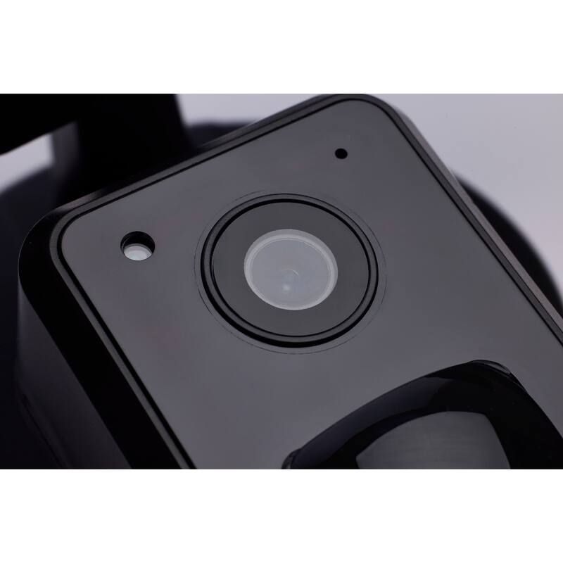 20W Bullet Outdoor SMART Security Light with Camera Starfish Enabled 3K/4K/5K CCT Selectable Black