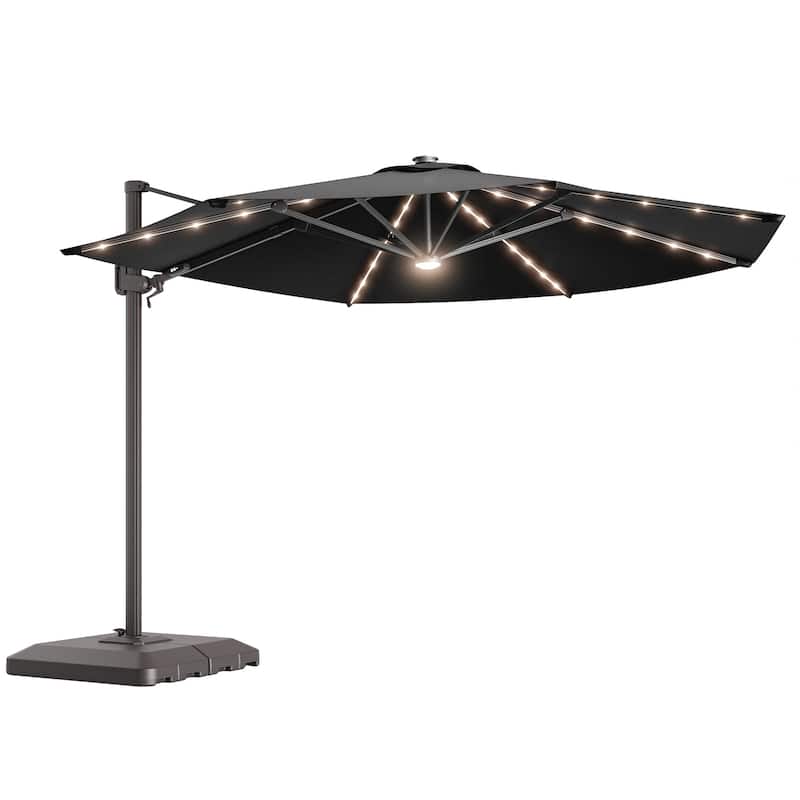 Sonkuki Outdoor 10FT LED Patio umbrella for Garden