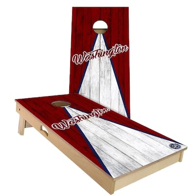 Washington Triangle Baseball Outdoor Cornhole Board Set