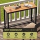 preview thumbnail 91 of 131, Crestlive Products Patio Outdoor Rectangle Bar Table Combinable Pub Table