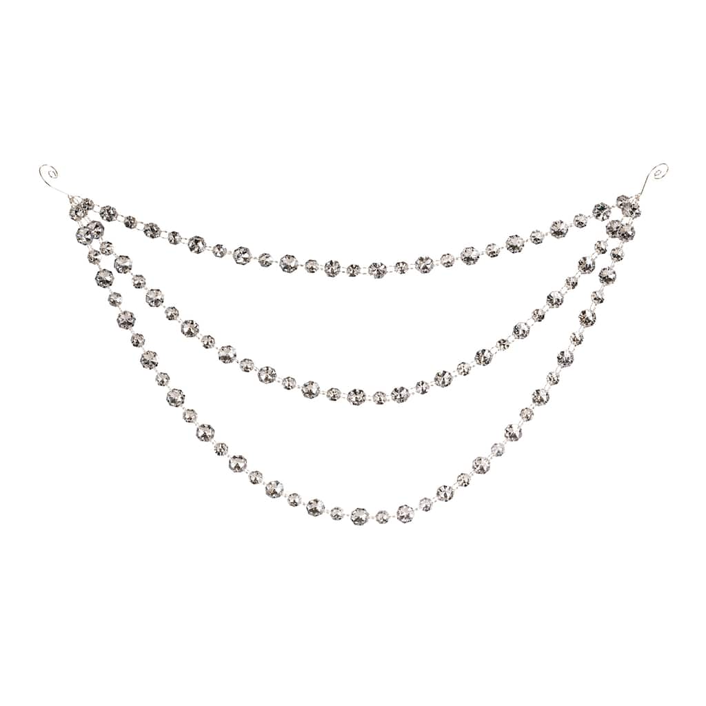 Triple Strand Bead Garland (Set of 2)