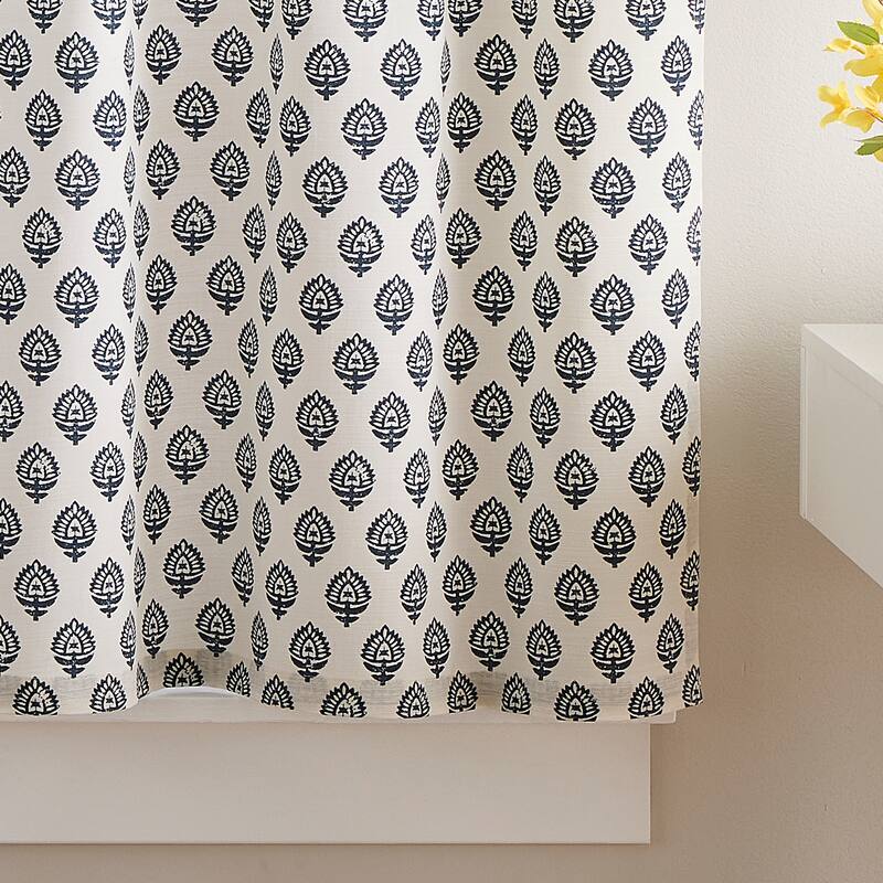 Curtainworks Kiara 3-piece Valance & Tier Pair Set