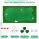 preview thumbnail 11 of 22, Costway 10 x 3.3/5 FT Golf Putting Green Professional Golf Training