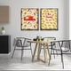 preview thumbnail 24 of 30, Stupell Taco Tuesday and Truck Patterned Framed Floater Canvas Wall Art Design By Dina Riddle (Set of 2)