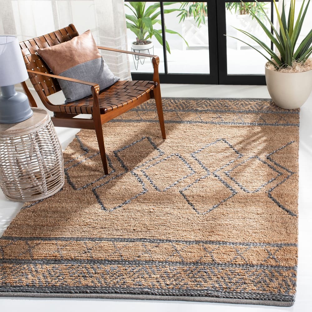 SAFAVIEH Handmade Natural Fiber Fiammetta Moroccan Jute Rug