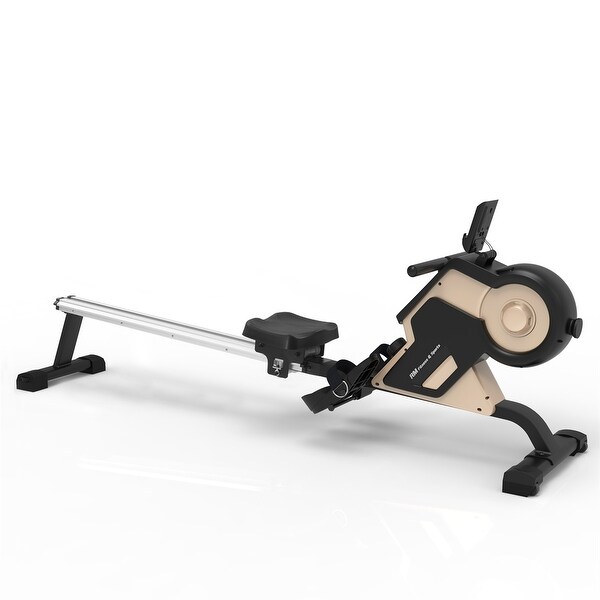 Merax Magnetic Rowing Machine Compact Indoor Rower Bed Bath