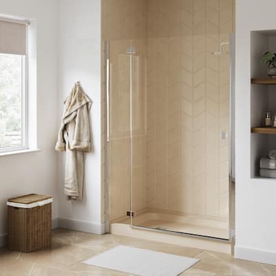 Voltaire 60 x 32 Single-Threshold, Left Drain, Shower Base, Biscuit