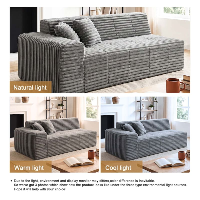 Modern Oversized plush Sofa Bed