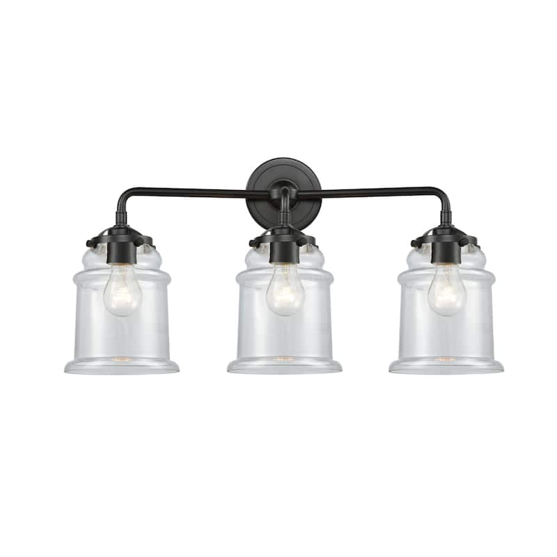 Innovations Lighting Canton 3 Light 24" Wide Bathroom Vanity Light - Oil Rubbed Bronze / Clear