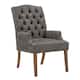Option Grey Polished Microfiber