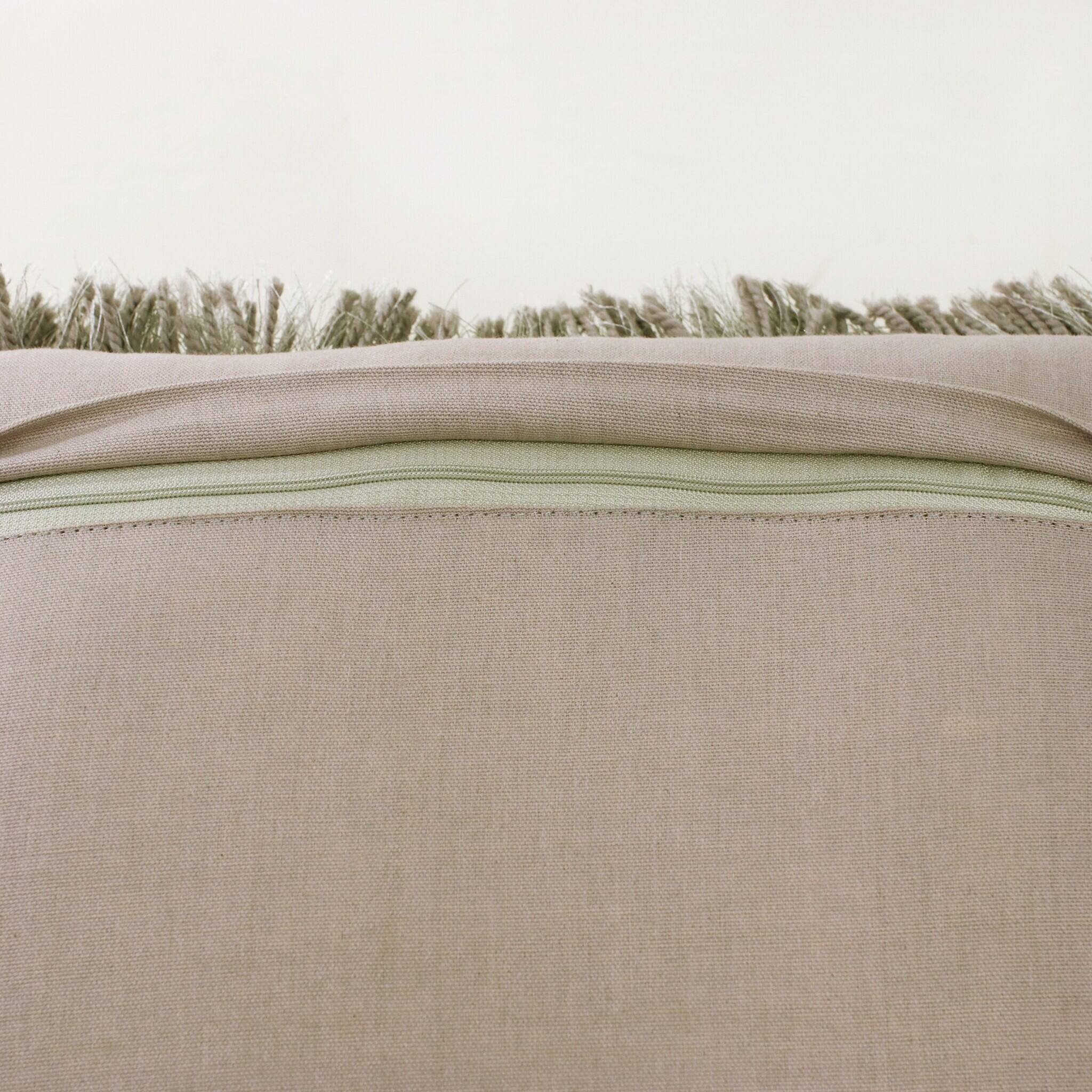 Sevita Taupe Shag Throw Pillow - Bed Bath & Beyond - 31253350