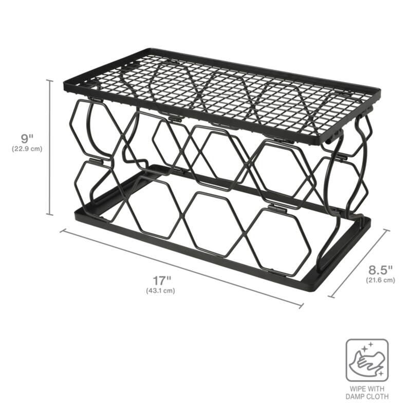 Mikasa Gourmet Basics 8-Bottle, Collapsible, Stackable Wine Rack