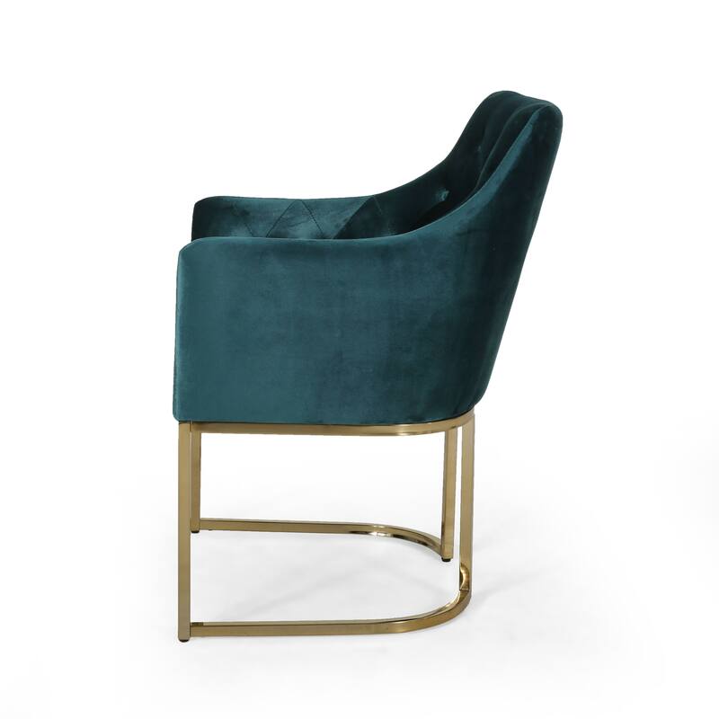 Modern Club Wingback Chair for Living Room, Bedroom, Teal