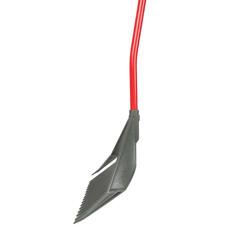 ROOT ASSASSIN 58-Inch Yard & Garden Rake Multi-Tool, Red/Grey - N/A