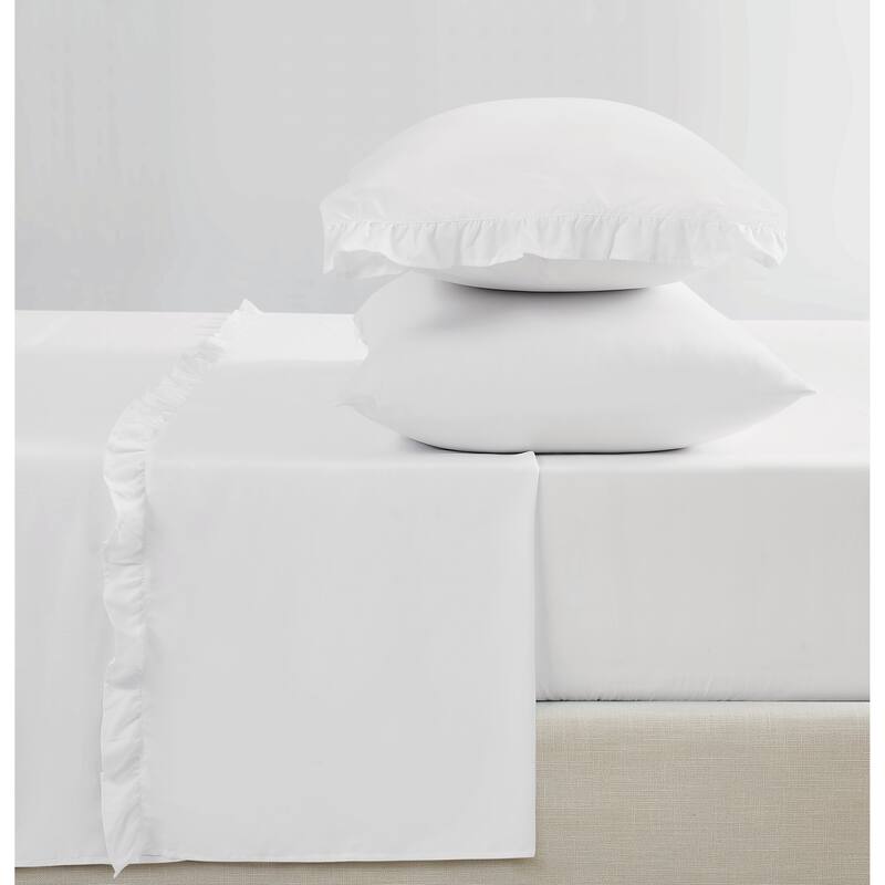 Truly Soft Solid Ruffle Sheet Set