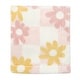 preview thumbnail 4 of 5, Lambs & Ivy Daisy Dreams Soft & Cozy Luxury Fleece Checkered Baby Blanket