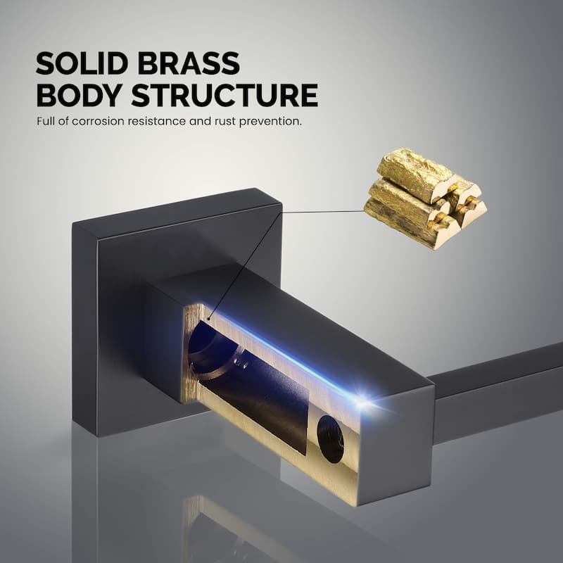 Cube 5-Piece Bathroom Hardware Set