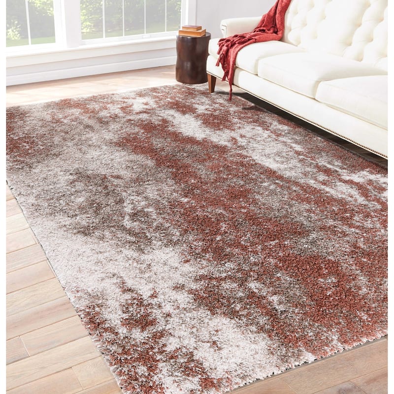 Noori Rug Lux Ridley Abstract Modern 2-inch Thick Shag Rug