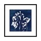 preview thumbnail 7 of 16, iCanvas "Cyanotype Botanical II" by Carol Robinson Framed Ebony - 12x12